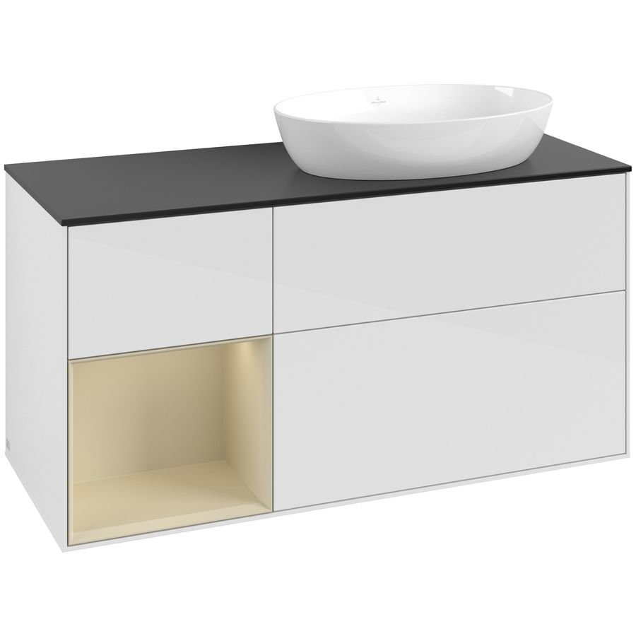 Wastafelonderkast Finion 1200x603x501mm G.White.L GA42HJGF