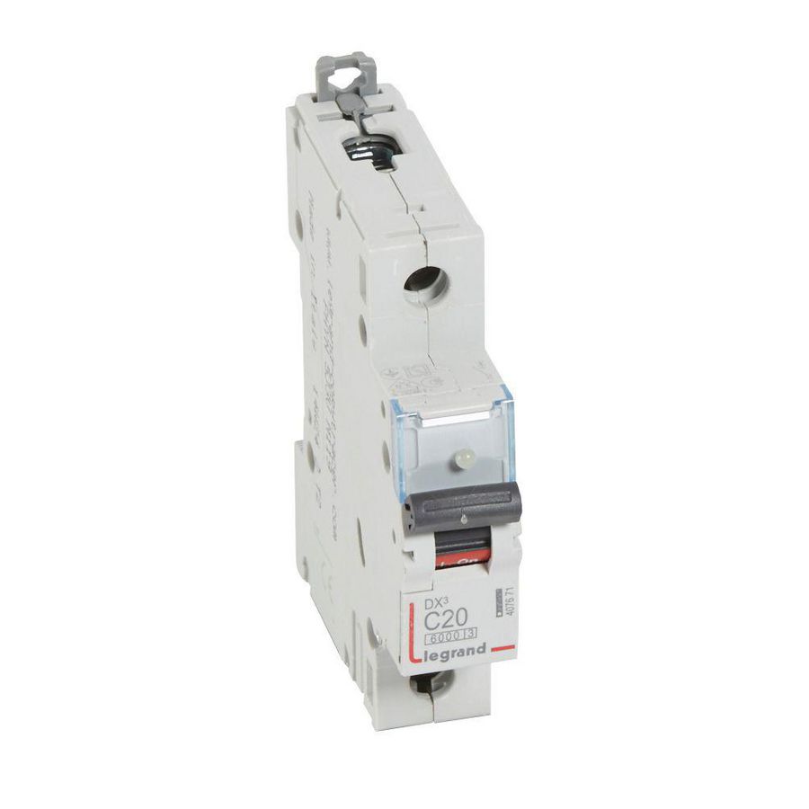Installatieautomaat DX³ 6000A/10kA 1-polig C-karakteristiek 20A