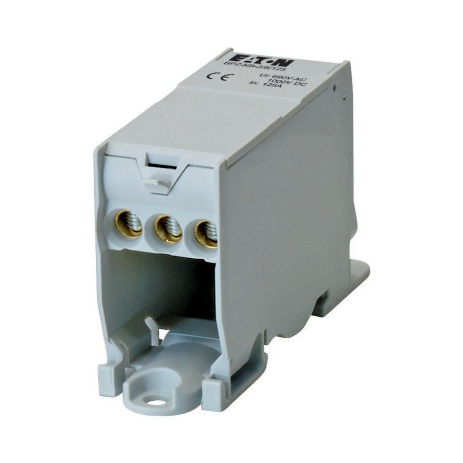 Aansluitklemmenblok BPZ-KB-2/8/125 1P 125A 2+8 uitg. klem