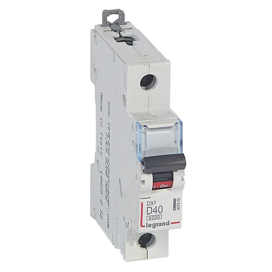 Installatieautomaat DX³ 6000A/10kA 1-polig D-karakteristiek 40A