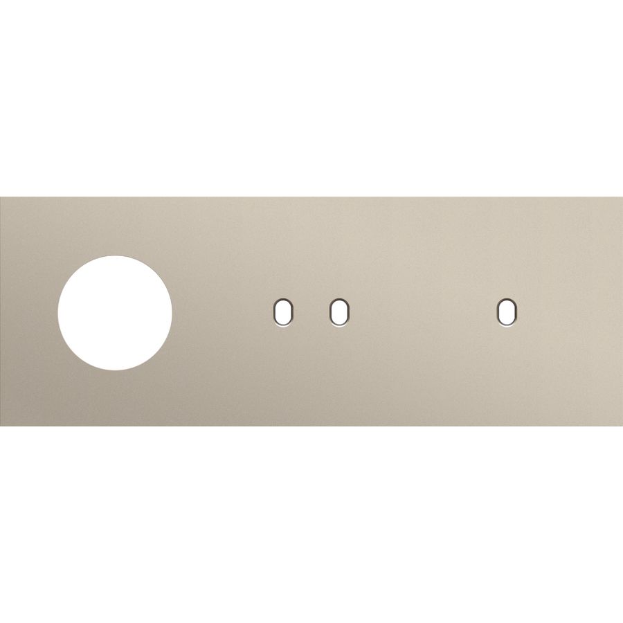 Afdekplaat 3-voud horiz. 71mm centerafst. 166-57717