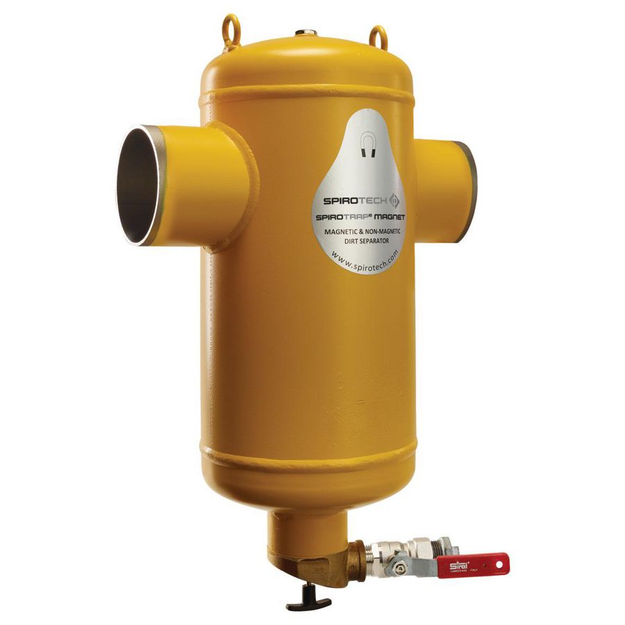 SpiroTrap luchtafscheider DN125 magneet/las