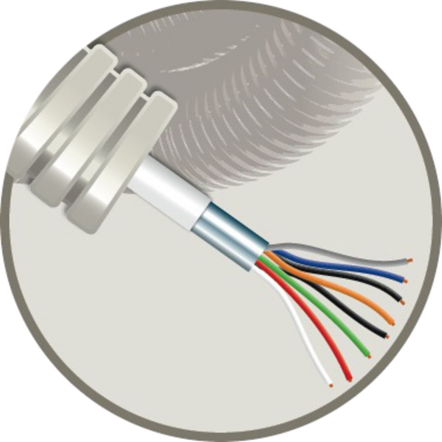 Rol a 100m. Buis snelflex 16mm alarm 8x0,22
