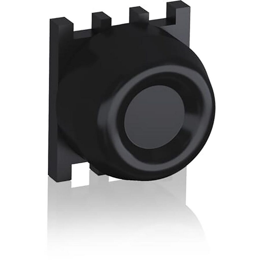 Drukknop 30mm met rubber kap