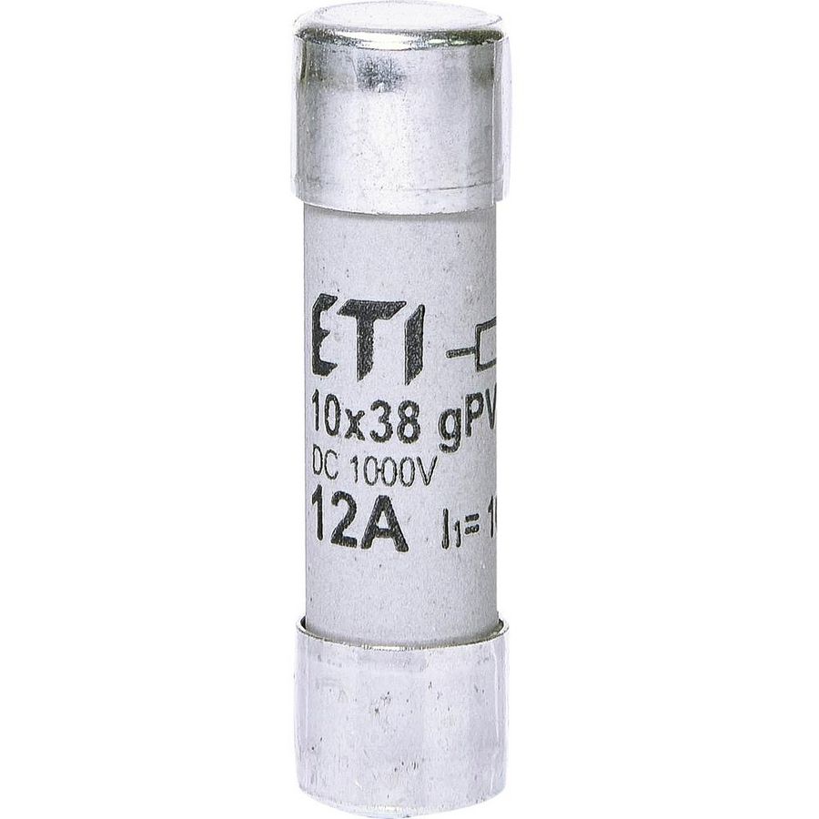Cylindrische zekering CH 10x38 12A 1000V gPV DC VVE=10