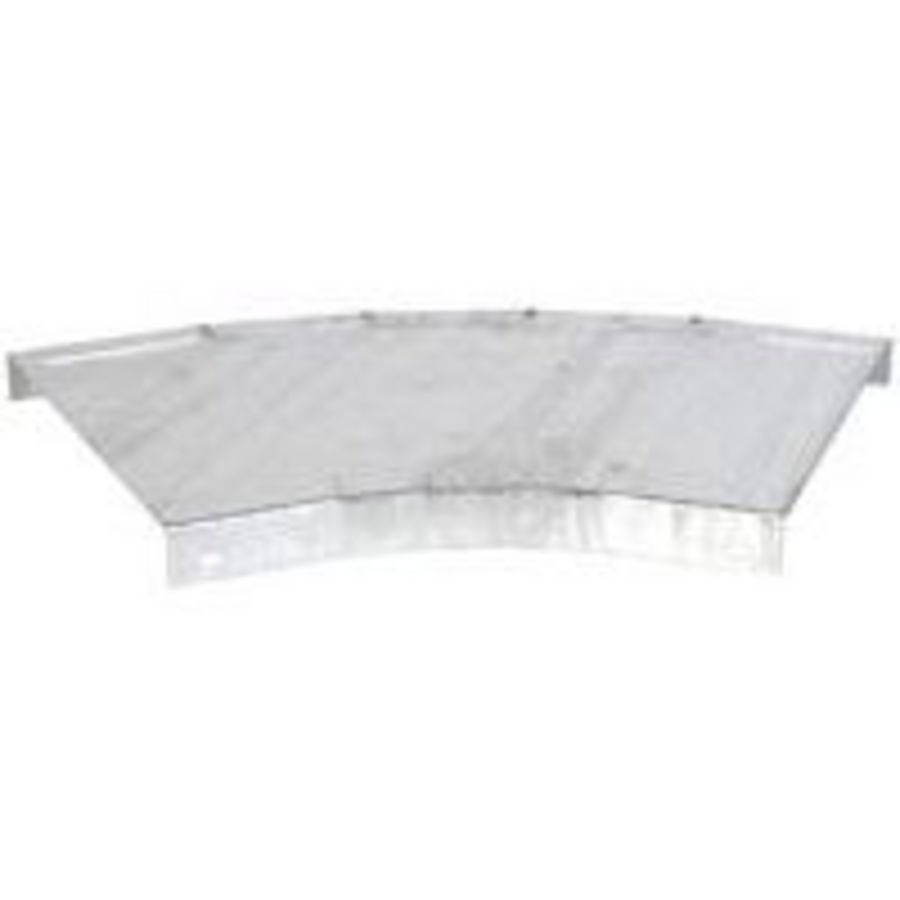 Deksel bochtstuk 30gr. B300 RVS316