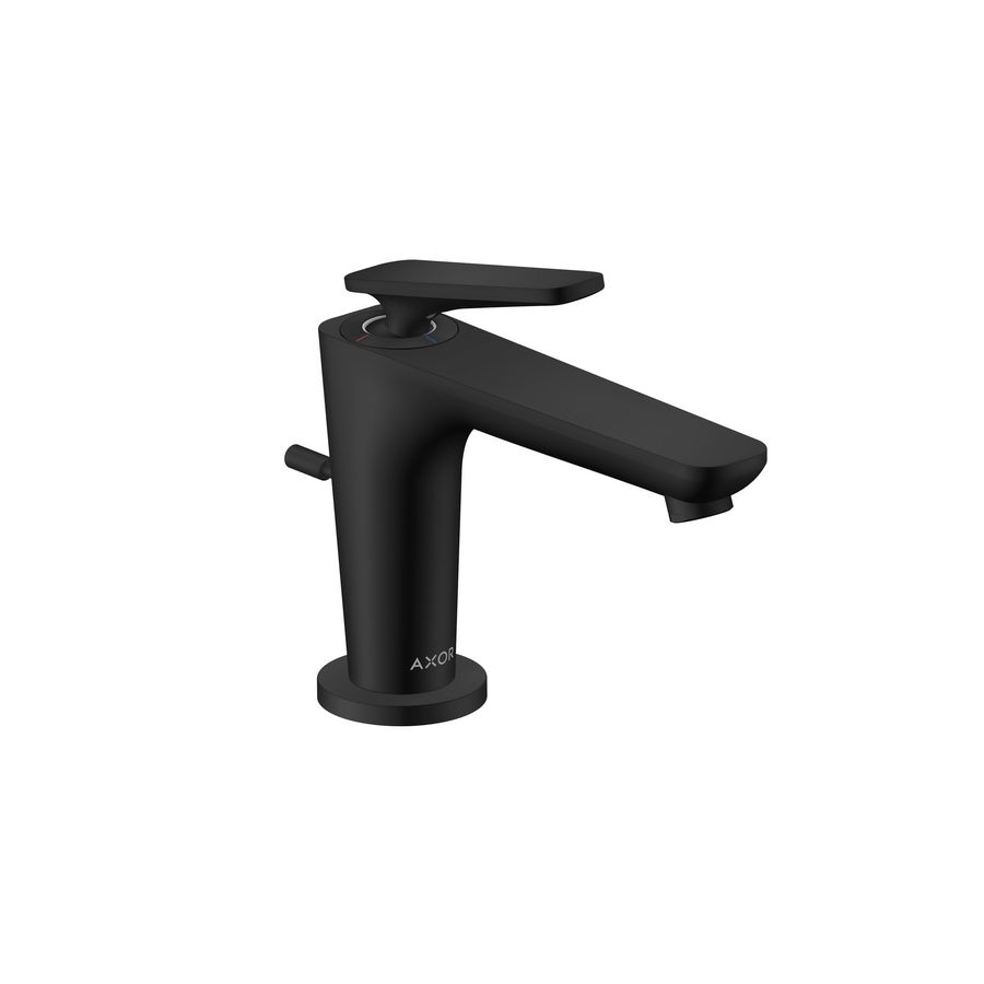 1-hendel fonteinmengkraan 90 Coolstart incl. waste-inrichting mat zwart Citterio-C