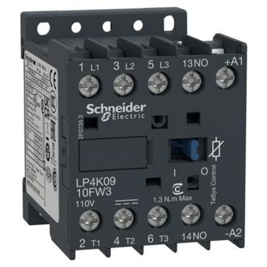 Contactor 3M HC 1M AC-3<=440V 9A Stuurspanning 110V K