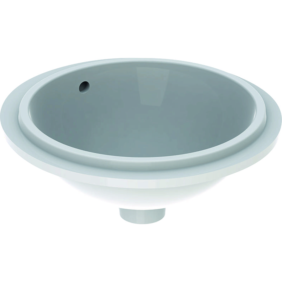 VariForm onderbouwwastafel rond 39cm met overloop wit