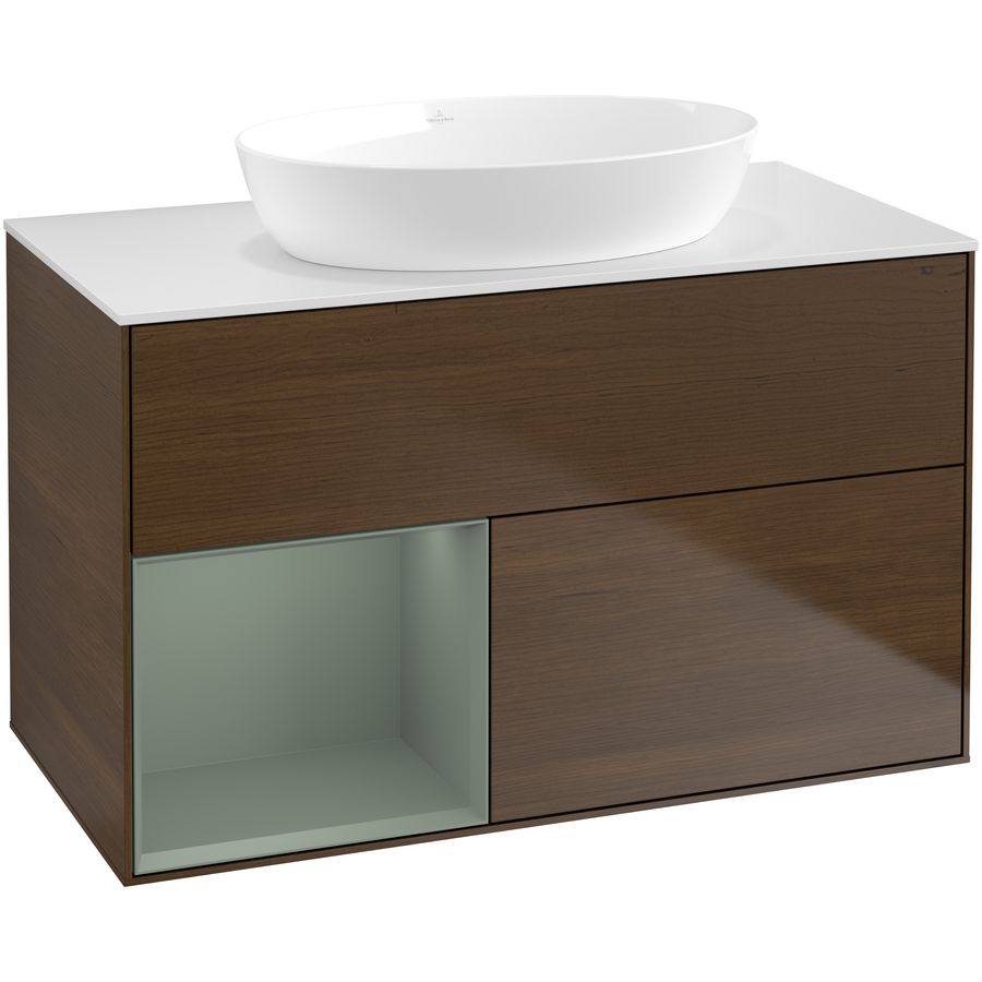 Wastafelonderkast Finion 1000x603x501mm W.Veneer FA11GMGN