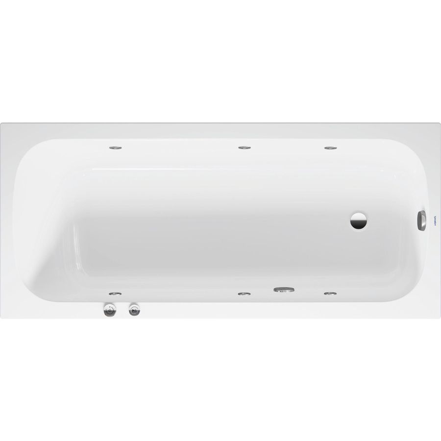 Qatego Whirlbad Wit 1800x800x480mm 760613000JS1000