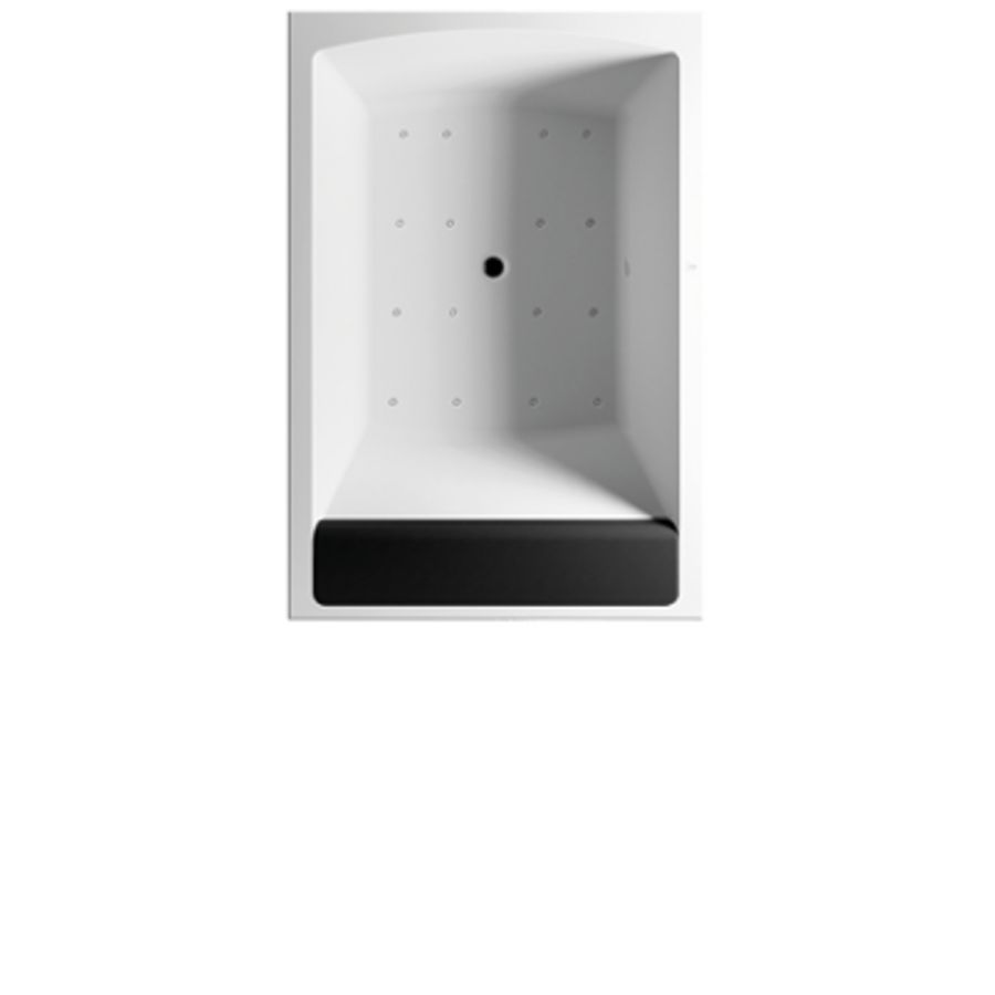 Whirlpool Savona Rihopool 190x130cm systeem AIR rechts hoogglans wit