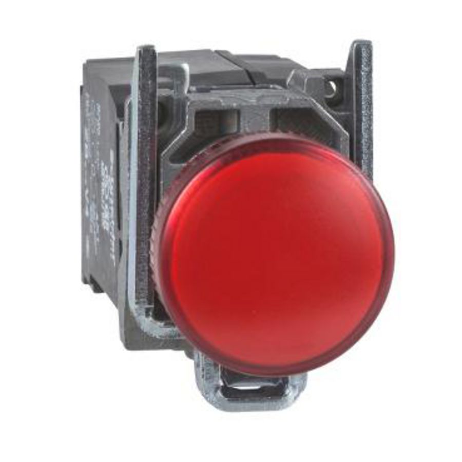 Signaallamp Rond Ø22mm IP65 BA9S 110-120V Rood