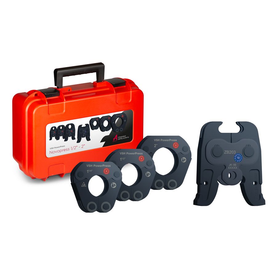 Set kettingen+adapter Novopress POWERPRESS DW1.1/4"-2+koffer