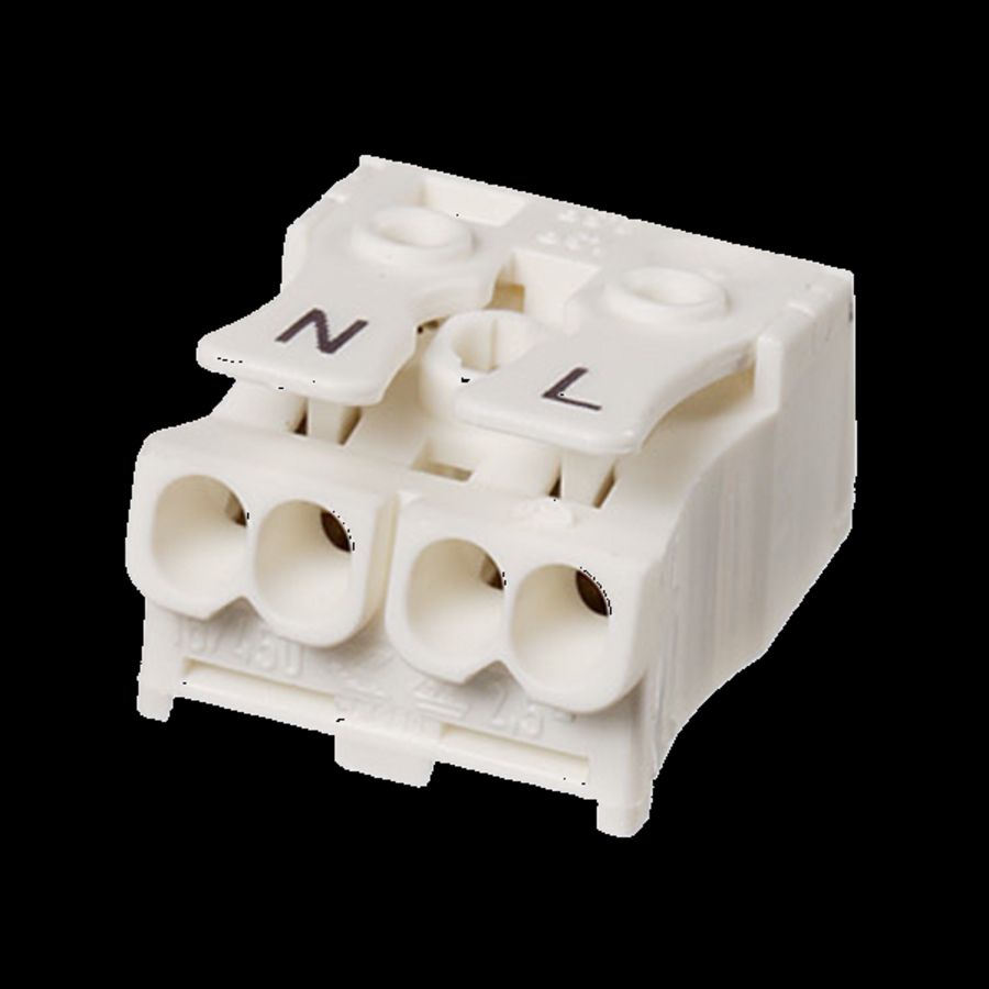 Lichtklem 2-polig wit (AC LK 980-01/ 2 B) VVE=600