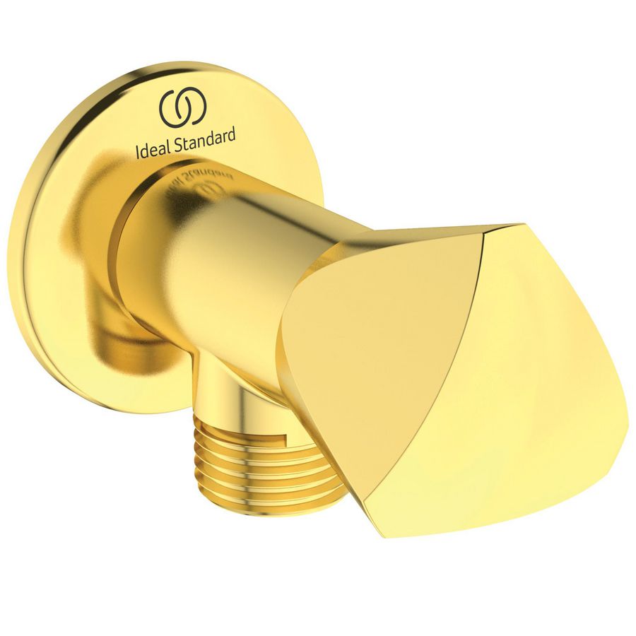Hoekventiel 48x104x51mm brushed gold Idealspray