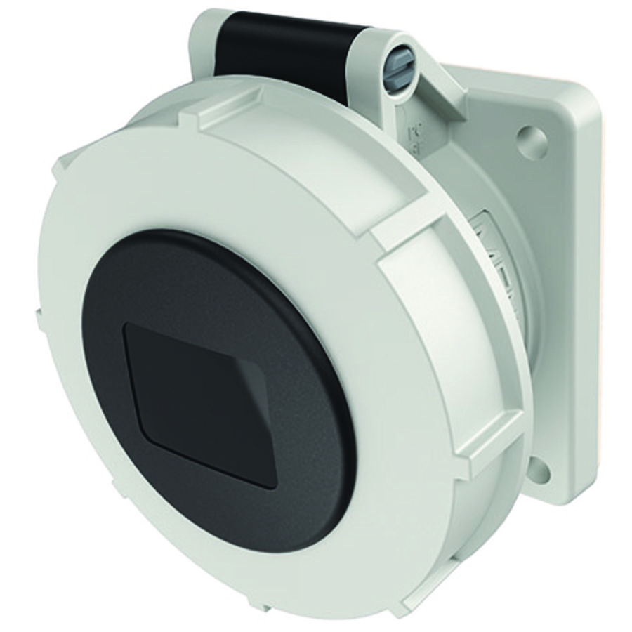 Inbouwwandcontactdoos 16A 4-polig  7H 500V IP67