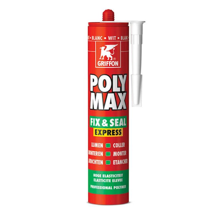 Montagelijm/afdichtingskit POLY MAX FIX & SEAL EXPRESS grijs koker a  425G