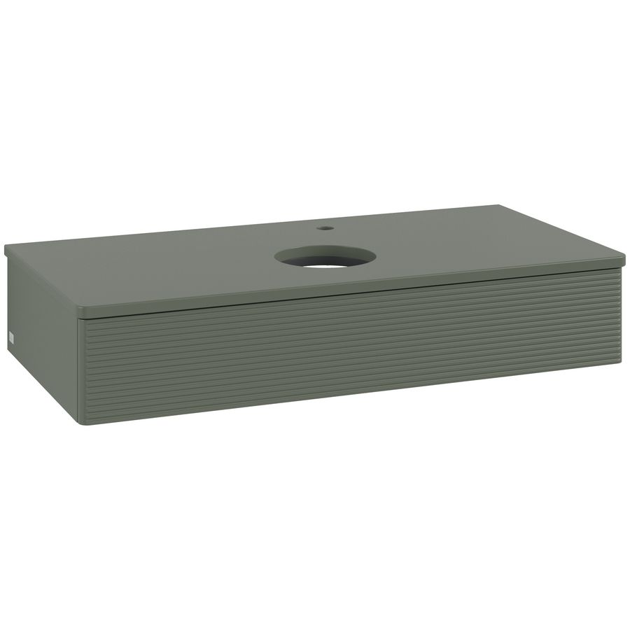 Wastafelonderkast Antao 1000x190x500mm L.Green Matt Lacquer K09150HL