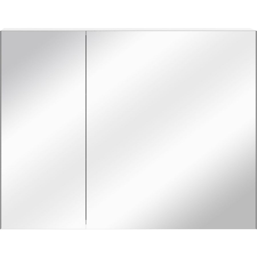 Rosella spiegelkast 900mm alu 2xdeur dubbel gespiegeld