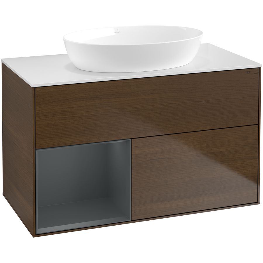 Wastafelonderkast Finion 1000x603x501mm W.Veneer FA11HGGN