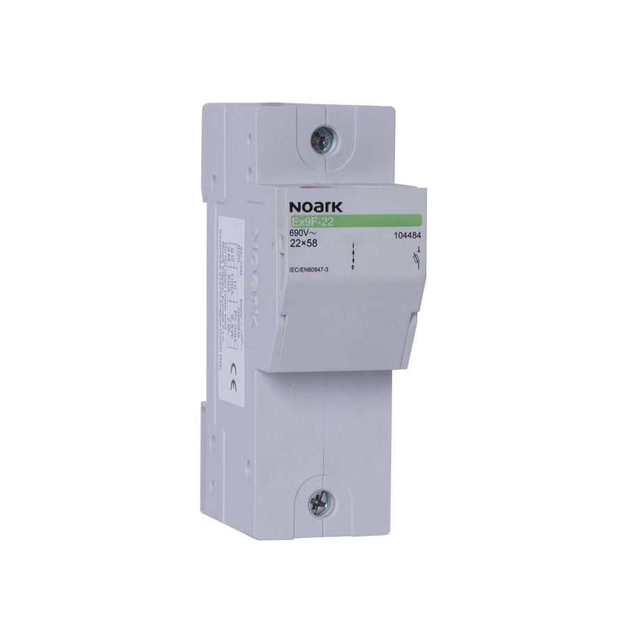 Zekeringhouder zonder indicator voor zekering 22x58mm 1P 100A