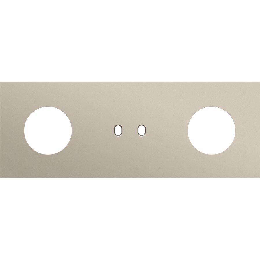 Afdekplaat 3-voud horiz. 71mm centerafst. 166-57719