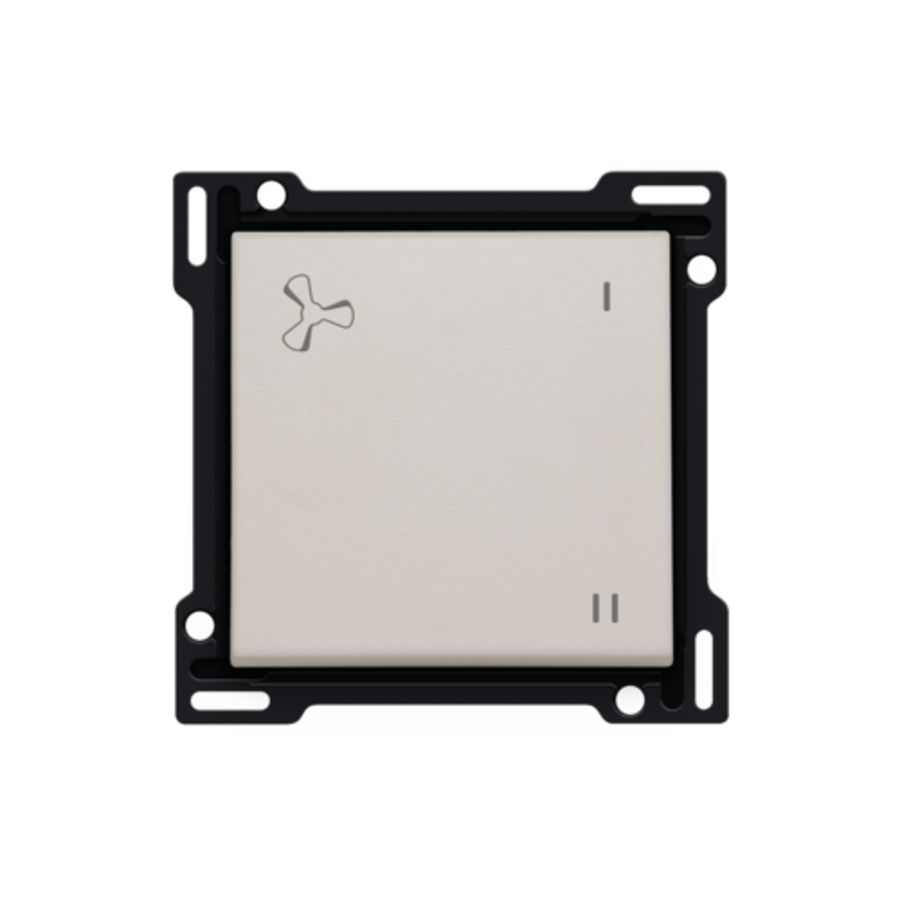 Afwerkingsset mechanisch gecontr. ventilatiebed. L.grey