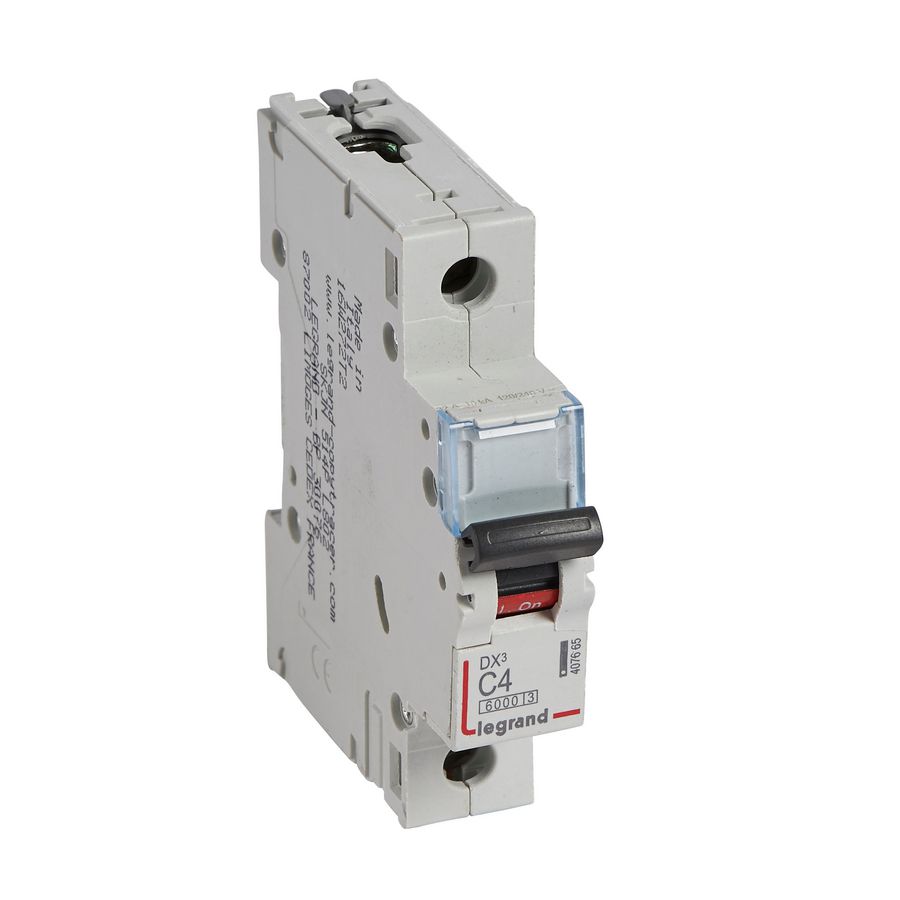 Installatieautomaat DX³ 6000A/10kA 1-polig C-karakteristiek 4A