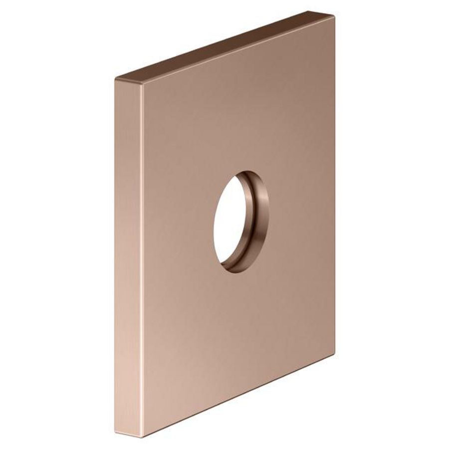 Wandrozet vierkant voor 59545/59547/59593 105x105mm rood