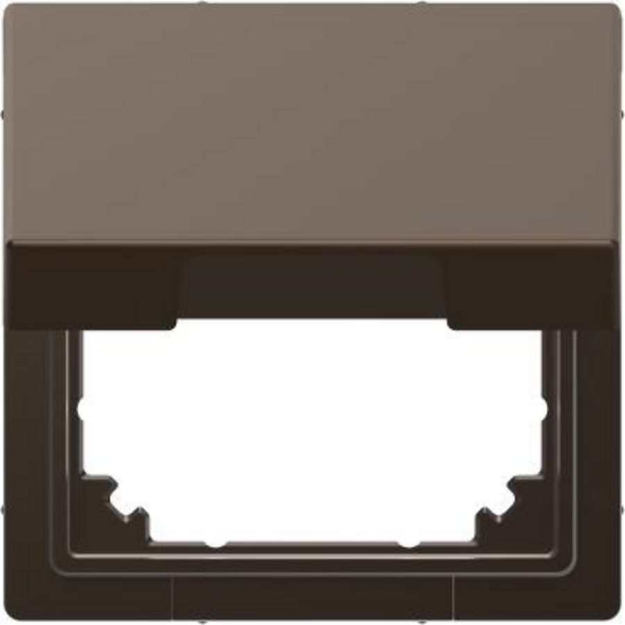 Adapter DIN 49075 inzetstukken Klapdeksel Mokka metallic Sy