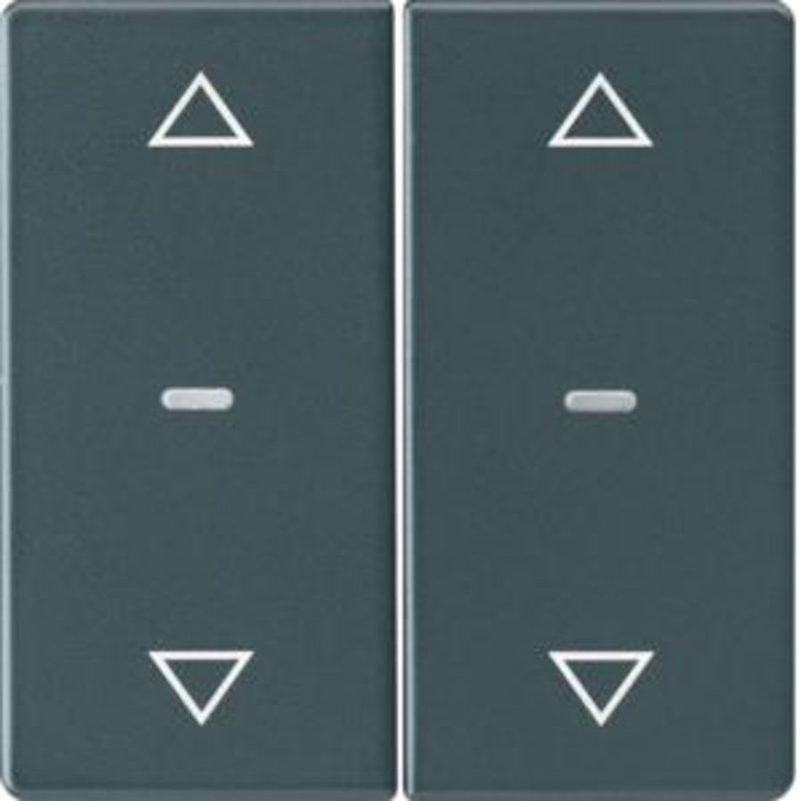 Drukknopmodule afdekking 2-v pijlsymbool berker Q.1/Q.3/Q.7