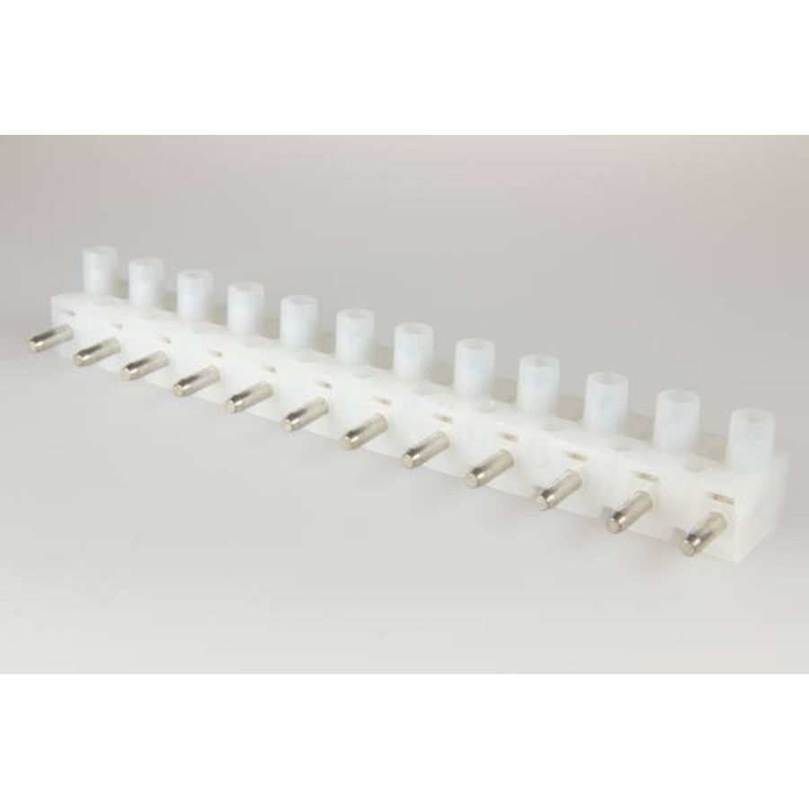 Steker inbouw 12-polig male wit (AC160 ST/12 DS) VVE=50