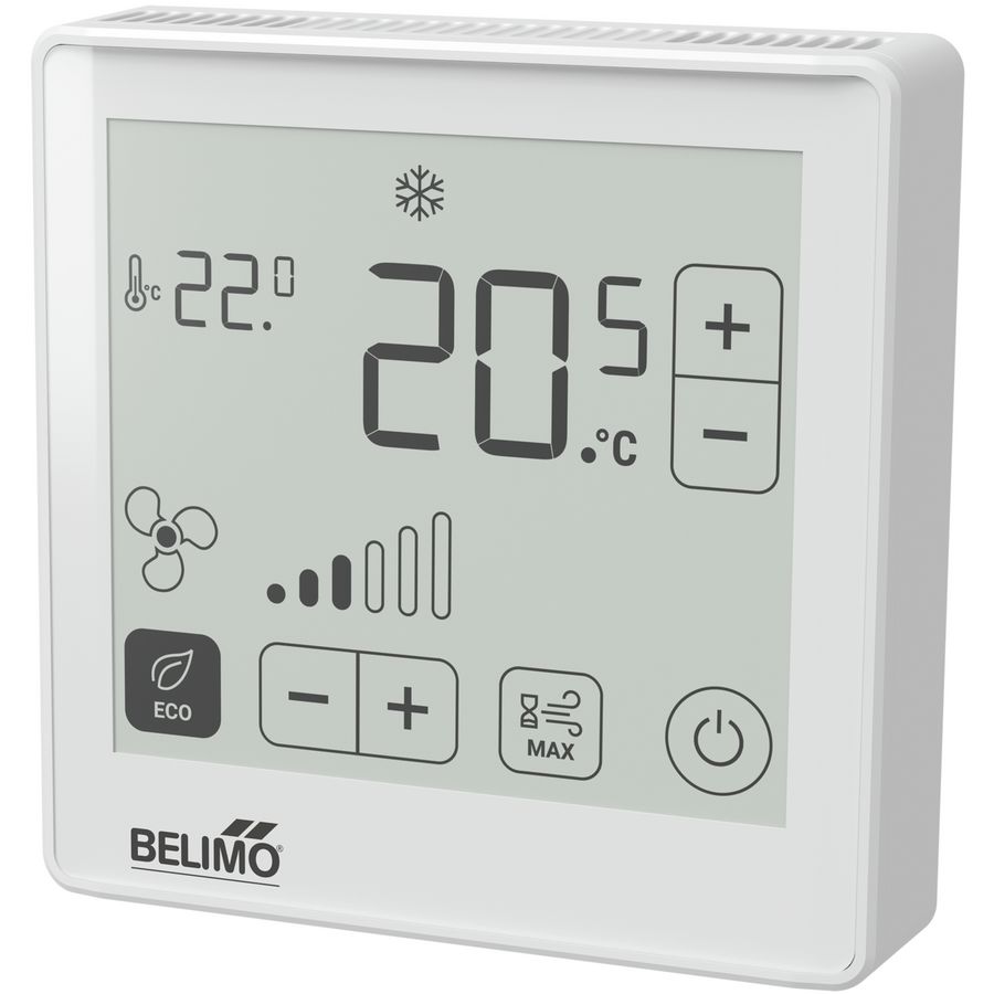Ruimtebedieningsmodule Temp. actief NFC 0 5 V 0 10 V 2