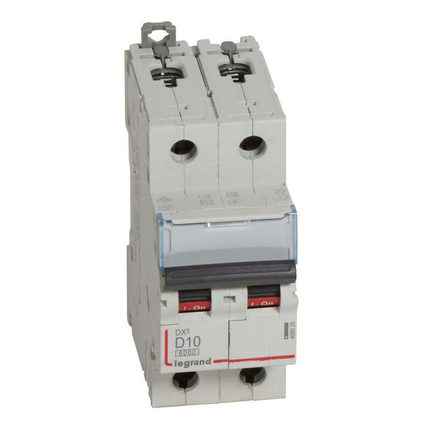 Installatieautomaat DX³ 6000A/10kA 2-polig D-karakteristiek 10A