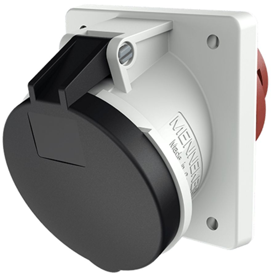Inbouwwandcontactdoos 63A 4-polig  7H 500V IP44