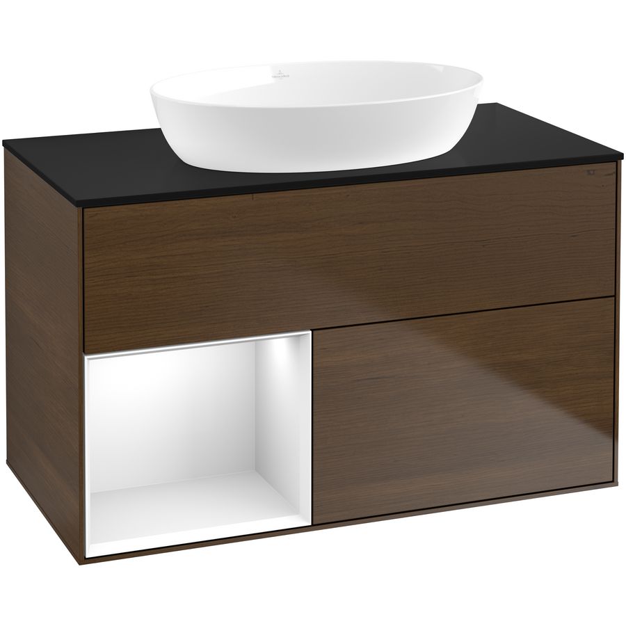 Wastafelonderkast Finion 1000x603x501mm W.Veneer FA12GFGN