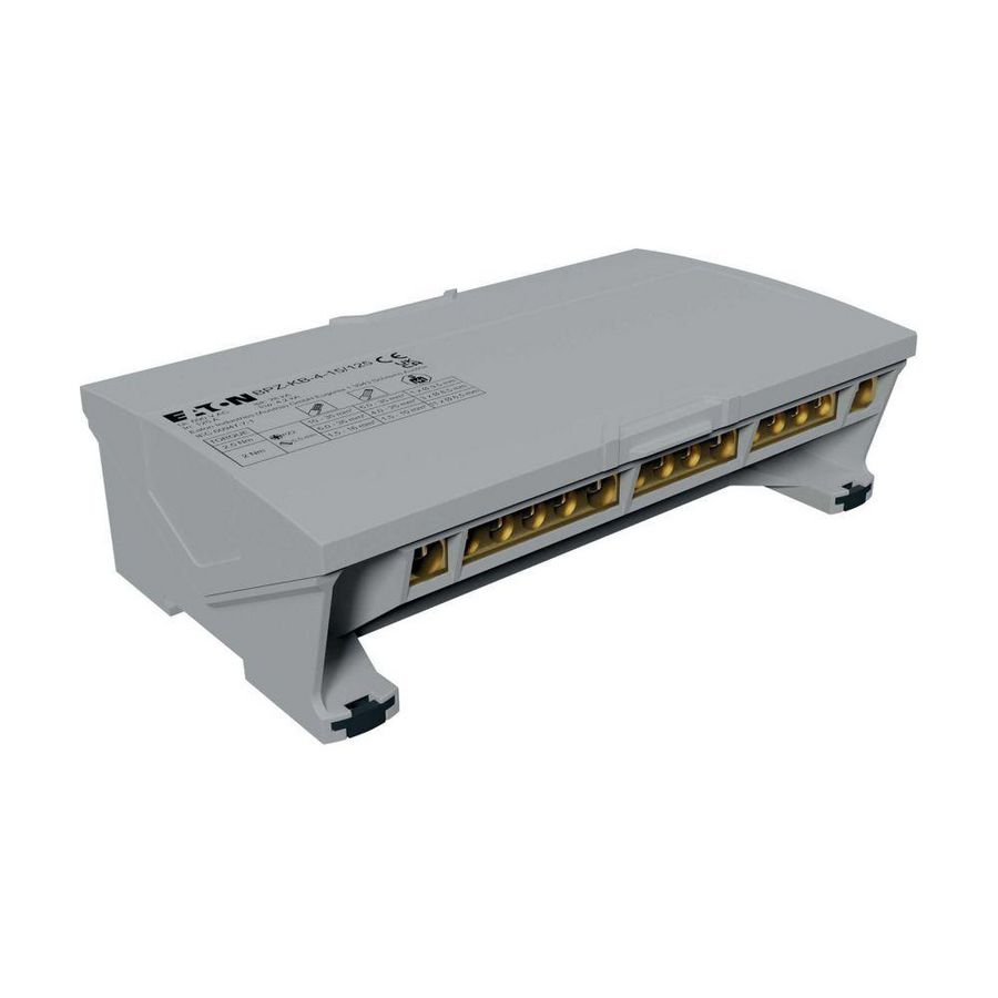 Aansluitklemmenblok 4-polig, 125A, 15 aansluitklemmen, B=176