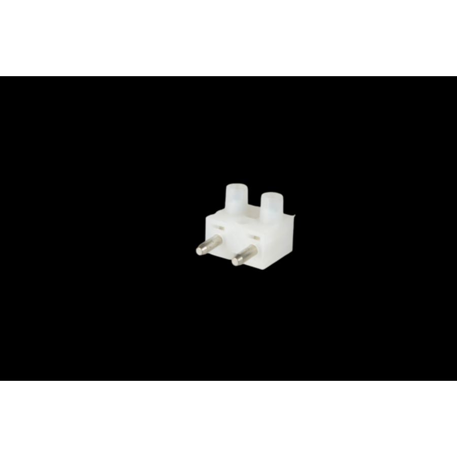 Steker inbouw 2-polig male naturel (AC160 ST/ 2) VVE=250