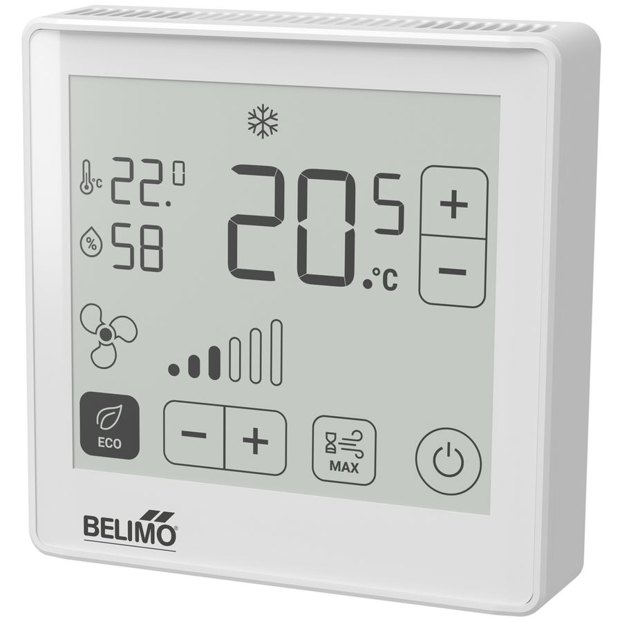 Ruimtebedieningsmodule Vochtigheid/Temp. actief NFC 0 5 V
