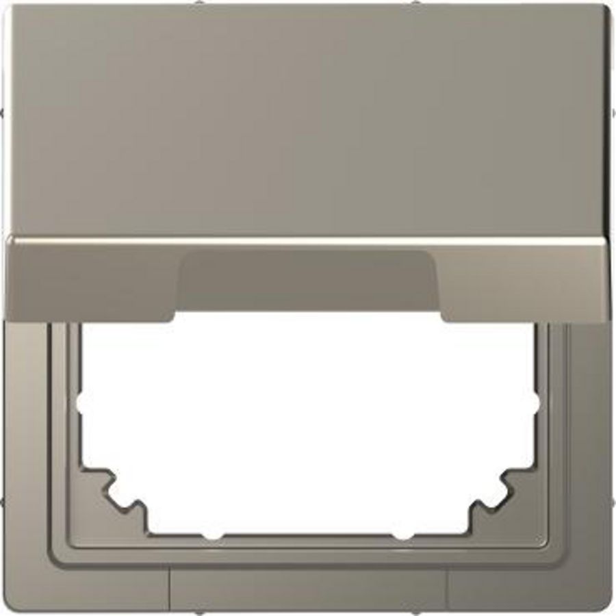 Adapter DIN 49075 inzetstukken Klapdeksel Nikkel metallic S