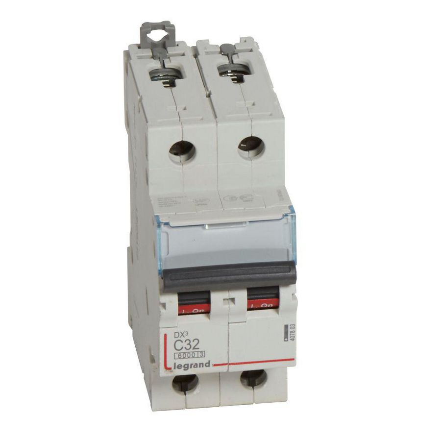 Installatieautomaat DX³ 6000A/10kA 2-polig C-karakteristiek 32A