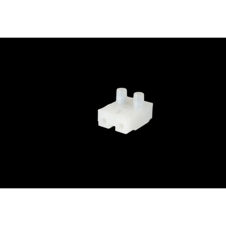 Steker inbouw 2-polig female naturel (AC160 BU/ 2) VVE=250