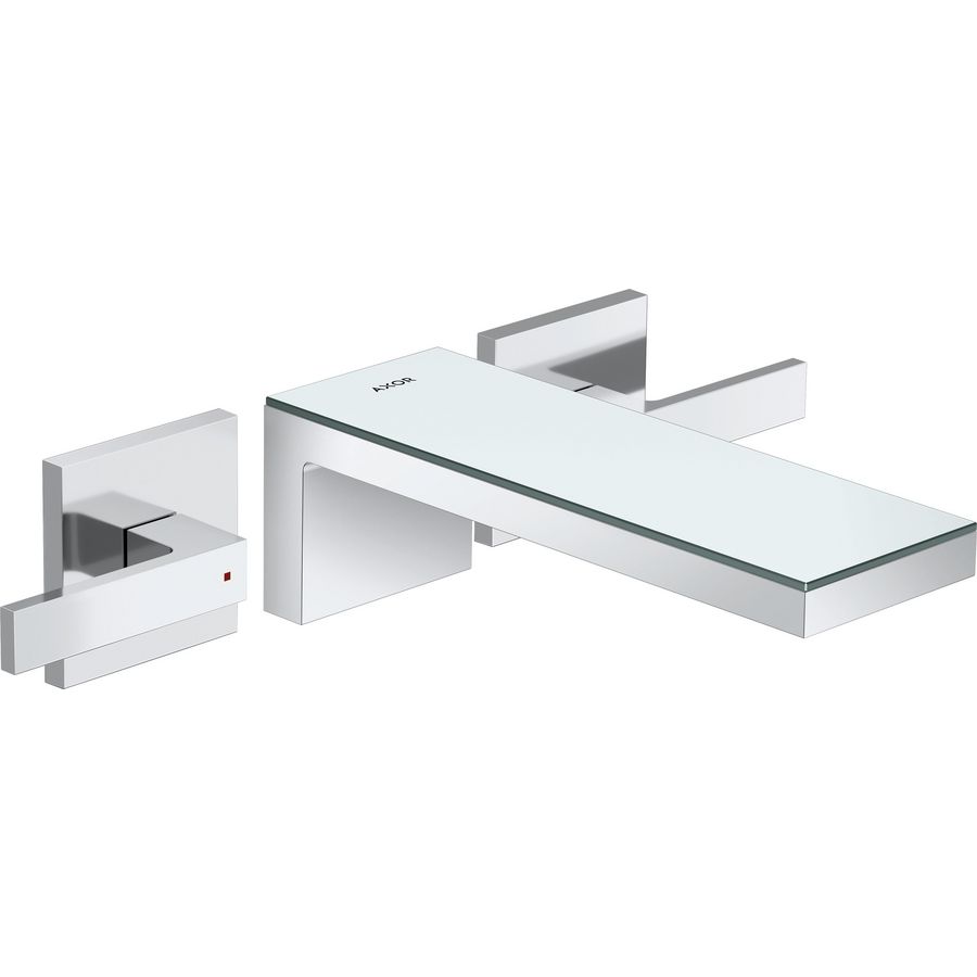 AXOR MyEdition 3-gats afbouwdeel wastafelmengkraan inbouw uitloop 221 mm chroom/spiegel glas excl. inbouwdeel