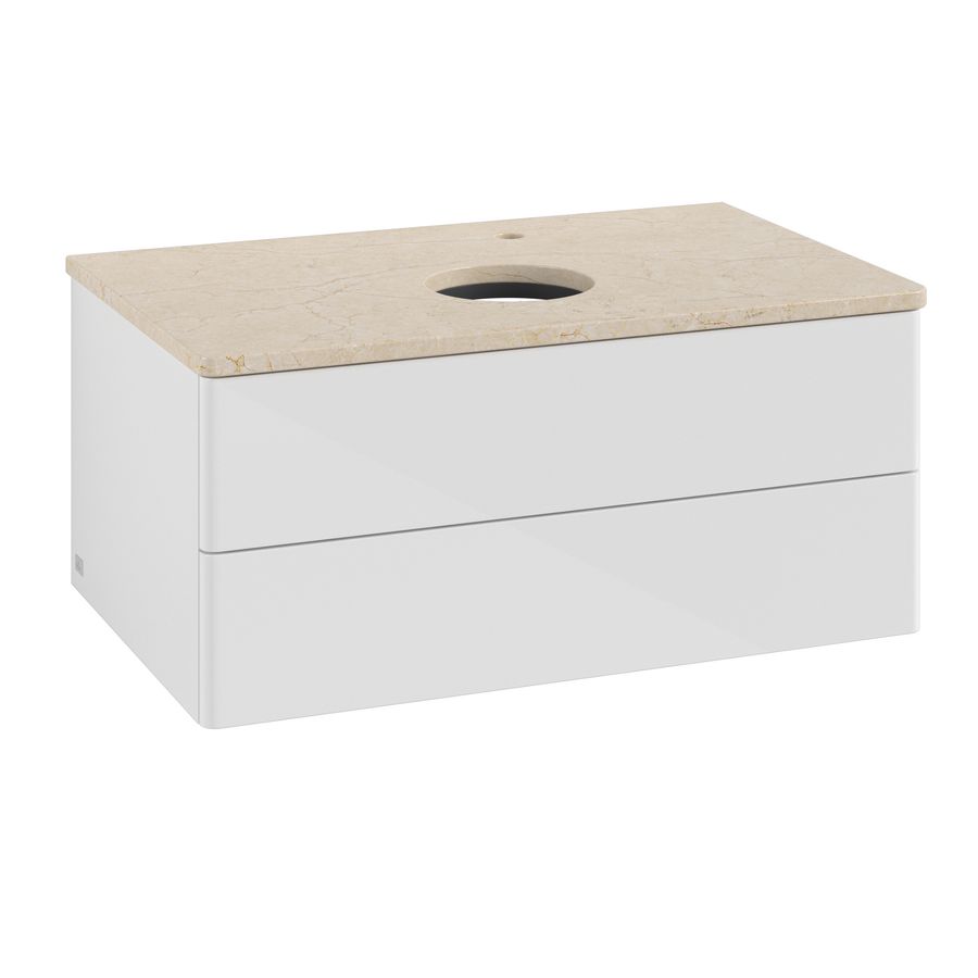 Wastafelonderkast Antao 800x360x500mm G.White.L K19053GF