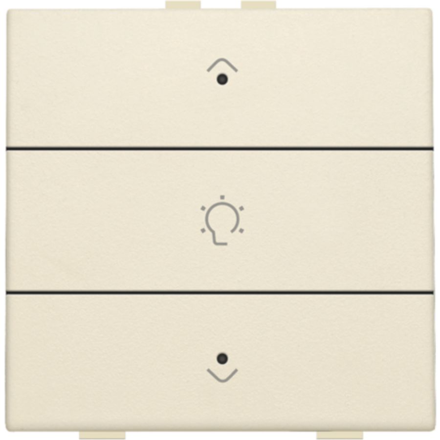 Enkelvoudige dimbediening Home Control leds cream