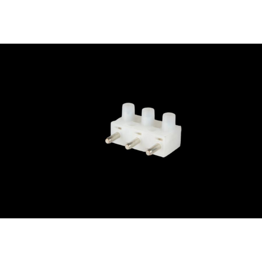 Steker inbouw 3-polig male naturel (AC160 ST/ 3) VVE=200
