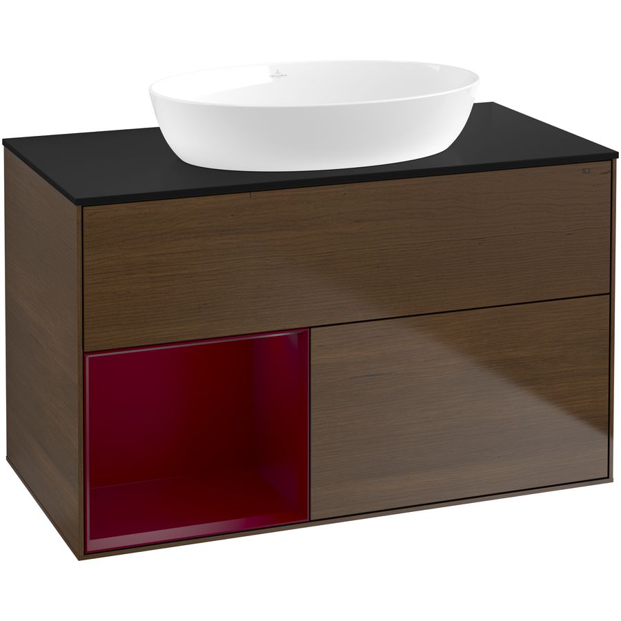 Wastafelonderkast Finion 1000x603x501mm W.Veneer FA12HBGN