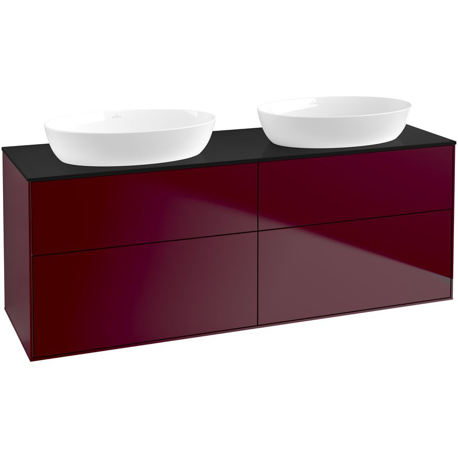 Wastafelonderkast Finion 1600x603x501mm Peony Matt Lacquer FA8200HB