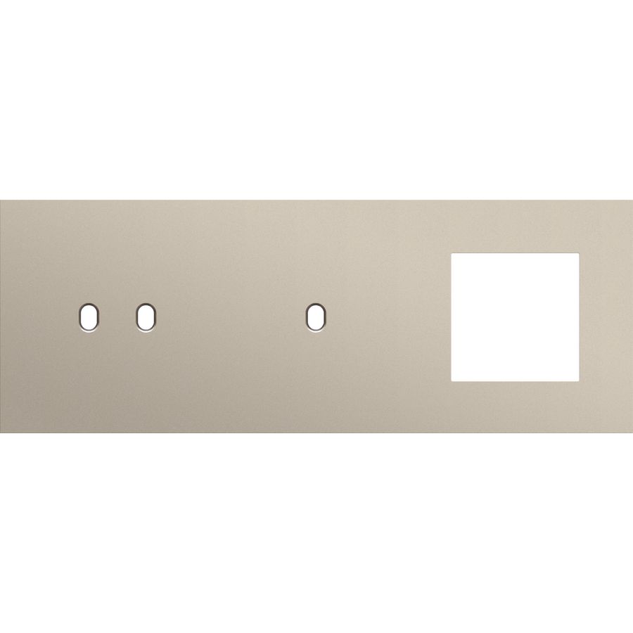 Afdekplaat 3-voud horiz. 71mm centerafst. 166-57721